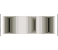 Quadro com Vidro Minimal - 73x193cm | WestwingNow