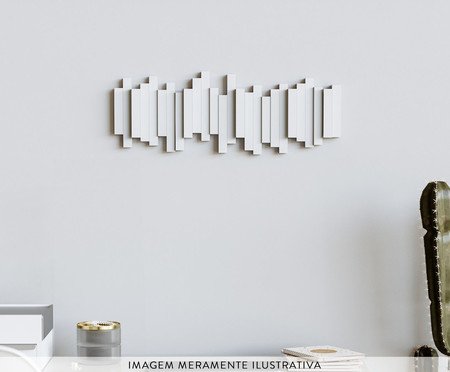 Cabideiro de Parede Sticks - Branco | Westwing