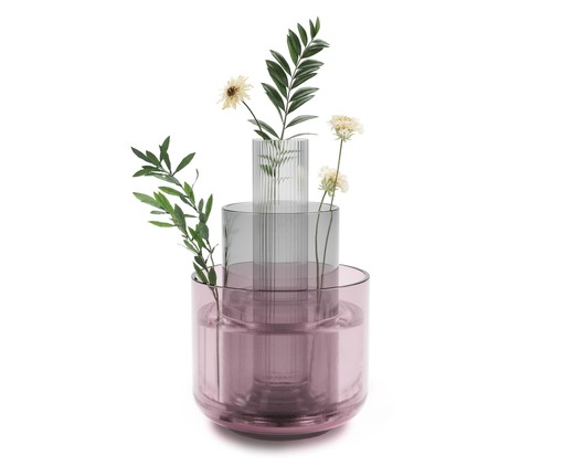 Jogo de Vasos em Vidro Ale - Branco, Colorido | WestwingNow