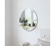 Espelho de Parede Redondo com Prateleiras Justy - 61cm, Dourado | WestwingNow