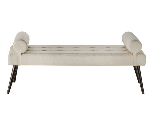 Recamier Olívia Charming Linho - Bege, Bege | WestwingNow