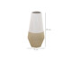 Vaso em Cerâmica Leanna - Branco, Branco e Bege | WestwingNow
