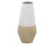 Vaso em Cerâmica Leanna - Branco, Branco e Bege | WestwingNow