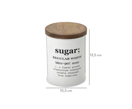 Pote de Sugar - Branco | WestwingNow