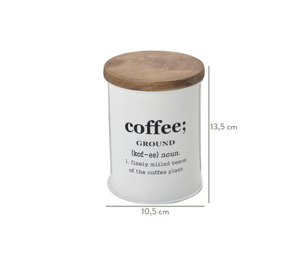 Pote de Coffee - Branco | WestwingNow