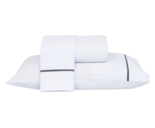 Jogo de Lençol Clean Branco - 200 Fios, Branco, Colorido | WestwingNow