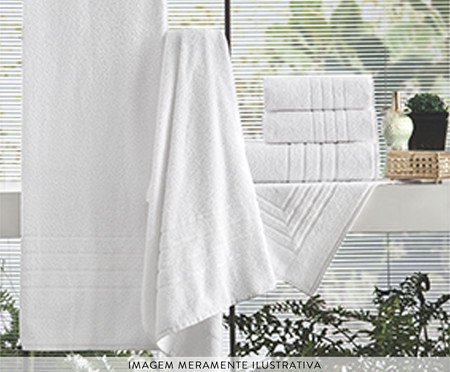 Toalha de Piso Hotelaria Branca - 700g/m² | Westwing