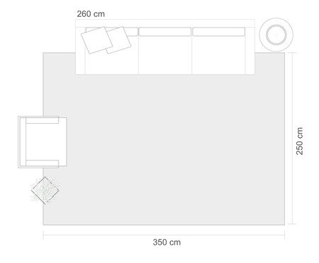 Tapete Supreme Ladrilho - Azul | Westwing
