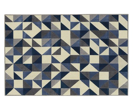 Tapete Supreme Ladrilho - Azul