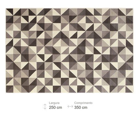 Tapete Geométrico Supreme Absoluto 1 - Marrom | Westwing