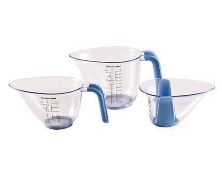 Jogo de Jarras Medidoras Aqua - Azul