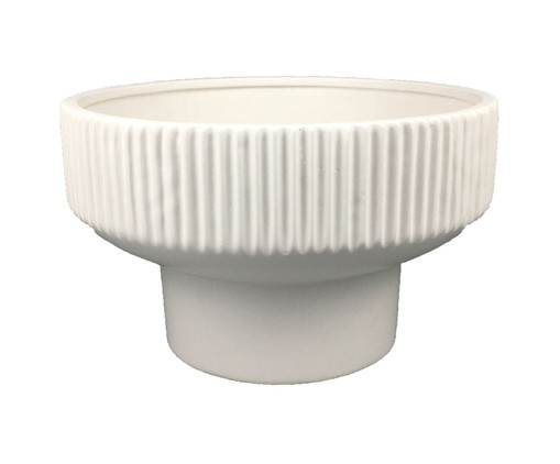 Vaso em Cerâmica Almada - Branco, Branco | WestwingNow