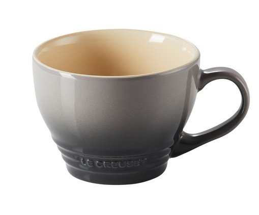 Caneca Bistrô Flint - 400ml, Cinza | WestwingNow