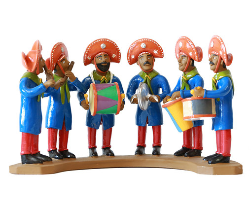 Escultura Banda de Pifano, Colorido | WestwingNow