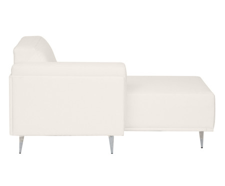 Sofá Modular com Chaise Esquerda Antonio Chá Branco | WestwingNow