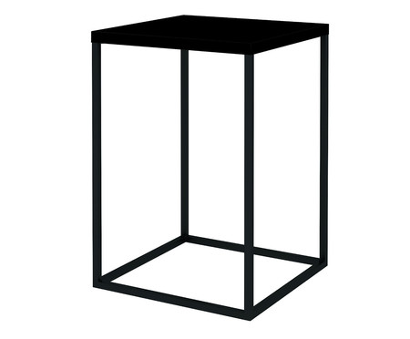 Mesa Quadrada Cube - Preto