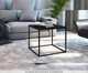 Mesa Quadrada Cube Lateral - Preto, Preto | WestwingNow