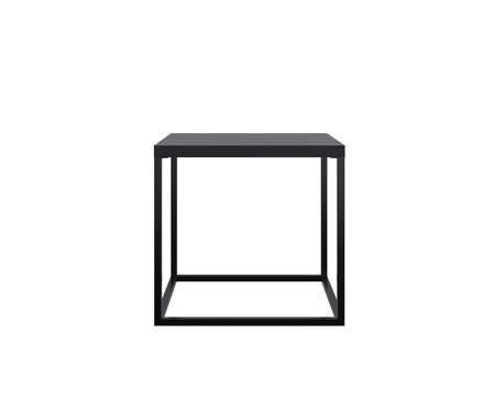 Mesa Quadrada Cube - Preto | WestwingNow