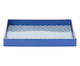 Bandeja Estampada Lisses Azul e Branco - 35X35cm, Azul, Branco | WestwingNow