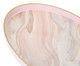 Bandeja Estampada Carrara Rosa e Dourado - 28X17,5cm, Rosa, Dourado | WestwingNow