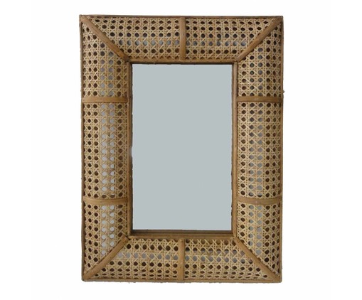 Espelho de Parede Berta Marrom - 50x70cm, Marrom | WestwingNow