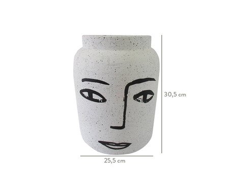 Vaso em Cimento Catherine - Cinza | Westwing