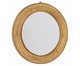 Espelho de Parede Redondo Bobbi Natural - 46cm, Natural | WestwingNow