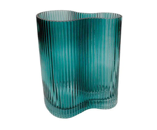 Vaso em Vidro Laverne II - Azul, Azul | WestwingNow
