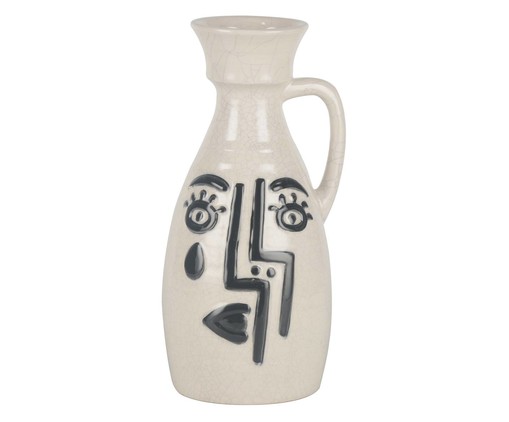 Vaso em Cerâmica Clare - Branco, Branco | WestwingNow