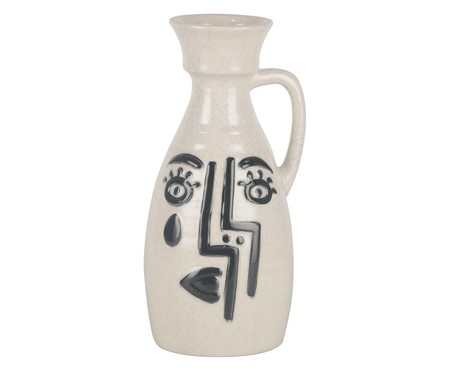 Vaso em Cerâmica Clare - Branco | WestwingNow