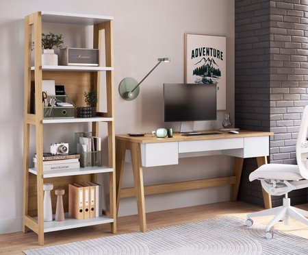 Estante prateleiras Trend - Hanover e Off White | Westwing
