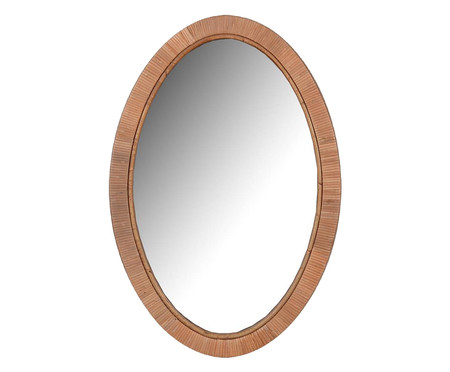 Espelho de Parede Redondo Pietra - Marrom | WestwingNow