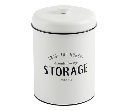 Porta-Condimentos Storage - Branco, BRANCO,PRETO | WestwingNow