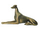 Escultura em Resina Cachorro - Dourado, PRETO | WestwingNow