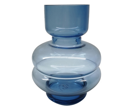 Vaso em Vidro Ivy - Azul | WestwingNow