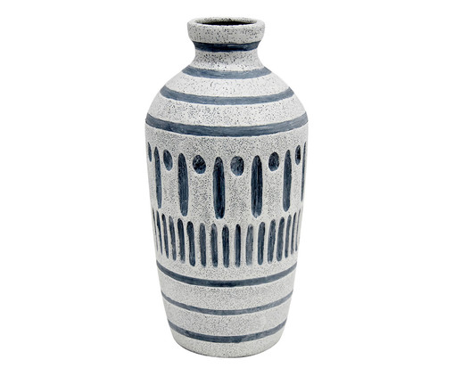 Vaso em Cerâmica Frieda - Cinza, Cinza | WestwingNow