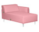 Sofá com Chaise Esquerda Antonio - Rosa Flamingo, Rosa Flamingo | WestwingNow