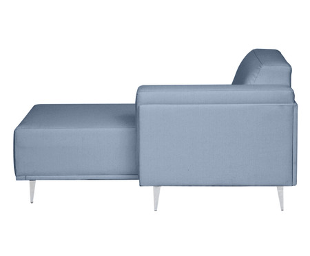 Sofá Modular com Chaise Esquerda Antonio Azul Nuvem | WestwingNow