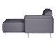Sofá Modular com Chaise Esquerda Antonio Cinza Cimento, Cinza Cimento | WestwingNow