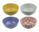 Jogo de Bowls em Cerâmica Nora  - Colorido, Colorido | WestwingNow