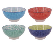 Jogo de Bowls em Porcelana Jodie - Colorido | WestwingNow