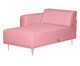 Sofá Modular com Chaise Direita Antonio Rosa Flamingo, Rosa Flamingo | WestwingNow