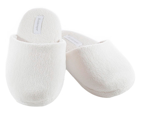 Pantufa Glam Slipper - Branco | Westwing