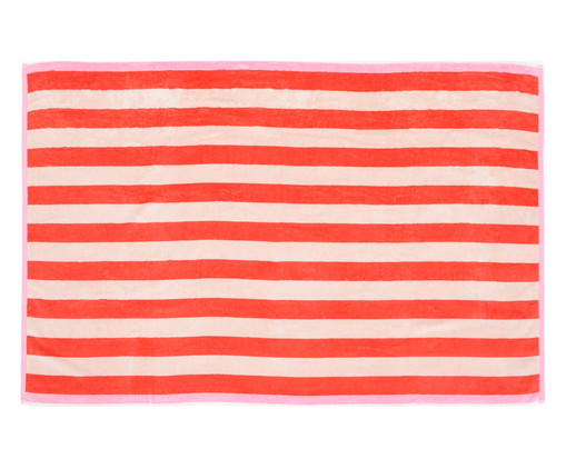 Toalha de Praia Summer Stripes - Rosa e Laranja, Pinkish, Vanilla e lolita | WestwingNow