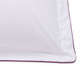 Fronha com Vivo Basics Branco e Violeta - 200 Fios, Branco e Violeta | WestwingNow
