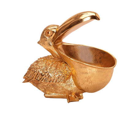 Escultura Pelicano - Dourado | WestwingNow