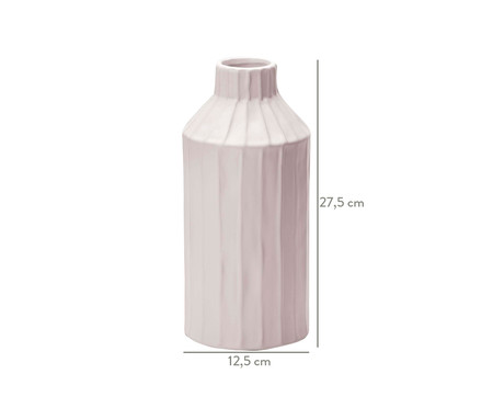 Vaso em Cerâmica Letha - Branco | WestwingNow