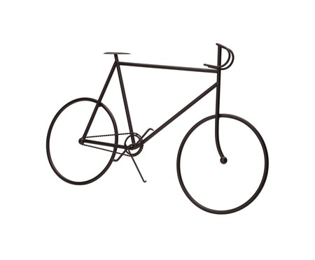 Escultura Bicicleta - Preto