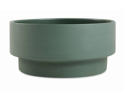 Vaso em Cimento Nettie - Verde, Verde | WestwingNow