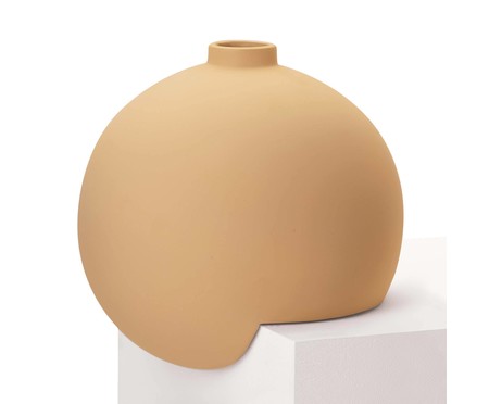 Vaso em Cerâmica Goulard - Bege | WestwingNow